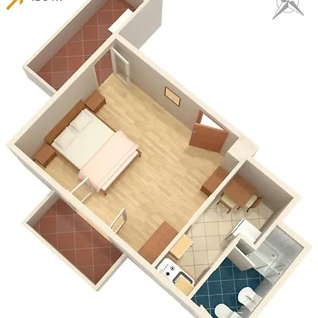 With A Parking Space Vantacici, Krk - 5313 Apartment Malinska